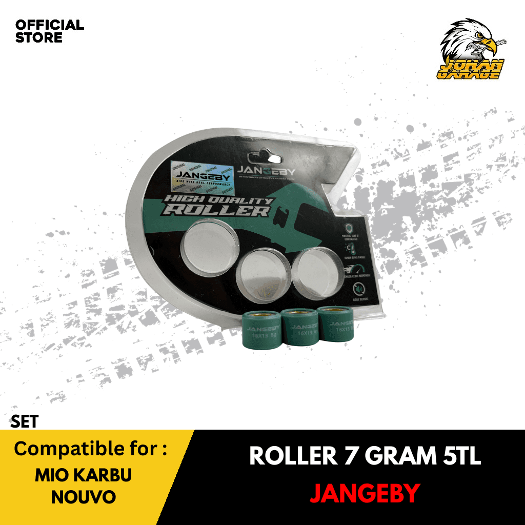 JANGEBY ROLLER MIO KARBU 7 GRAM ISI 3PCS