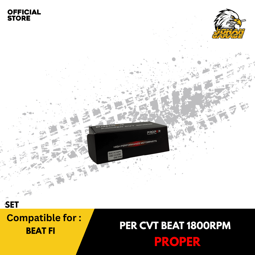 PROPER RACING LINE PER CVT BEAT 1800 RPM
