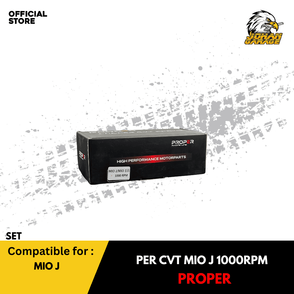 PROPER RACING LINE PER CVT MIO J 1000 RPM