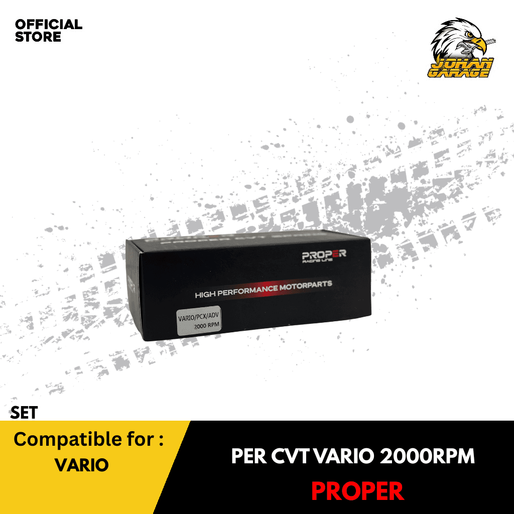 PROPER RACING LINE PER CVT PCX 2000 RPM