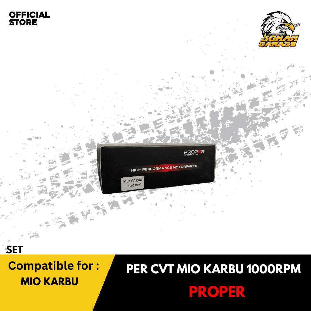 PROPER RACING LINE PER CVT MIO KARBU 1000 RPM