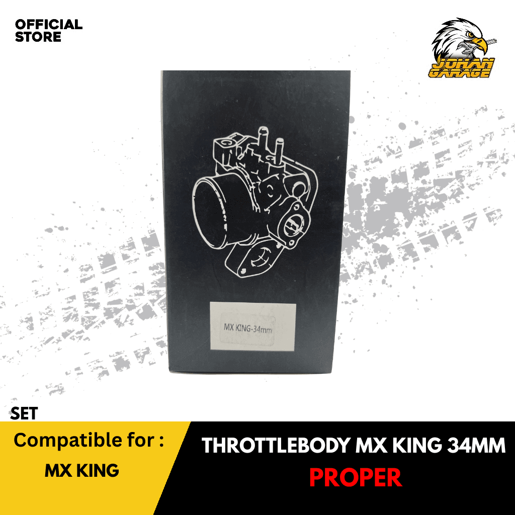 PROPER RACING LINE THROTTLEBODY MX KING 34MM