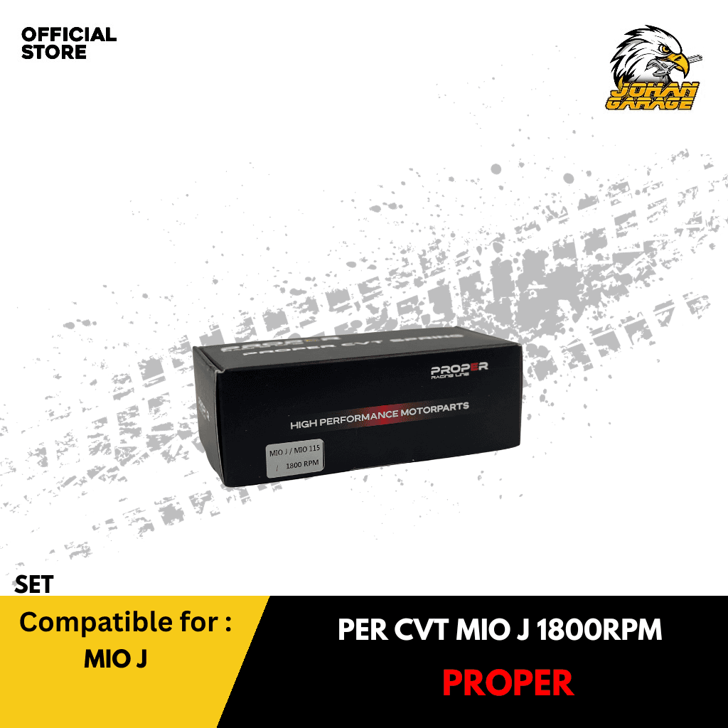PROPER RACING LINE PER CVT MIO J 1800 RPM