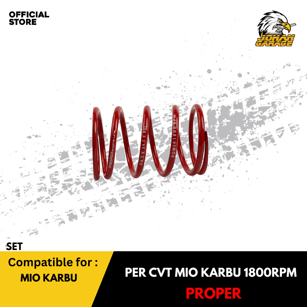 PROPER RACING LINE PER CVT MIO KARBU 1800 RPM